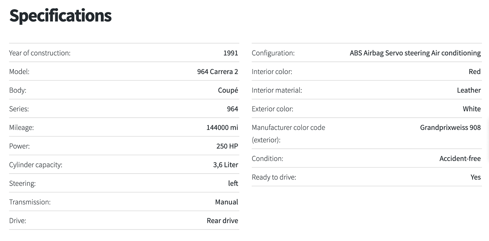 Elferspot Website Search Specifications